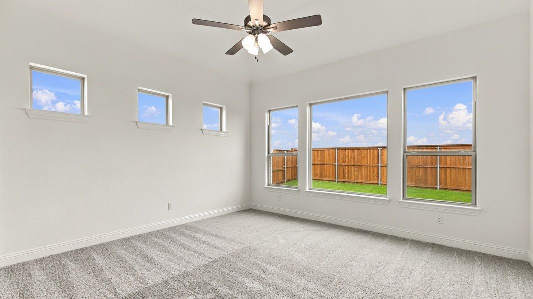 Furnished interior view inside a new home in Green Meadows Classic, Celina (Image 38).