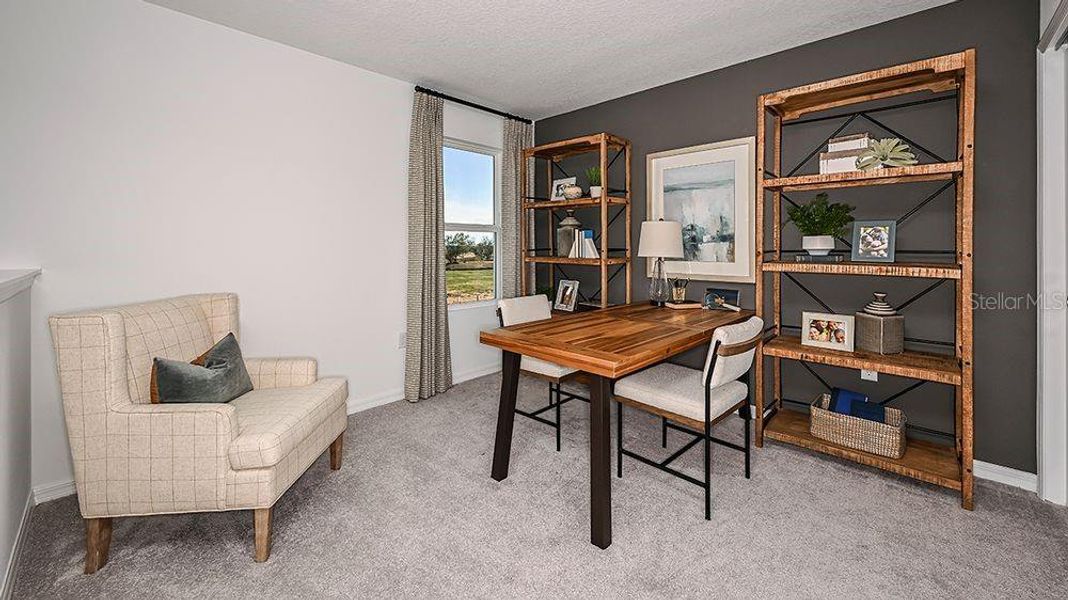 Furnished interior view inside a new home in Waterstone, Groveland (Image 8).