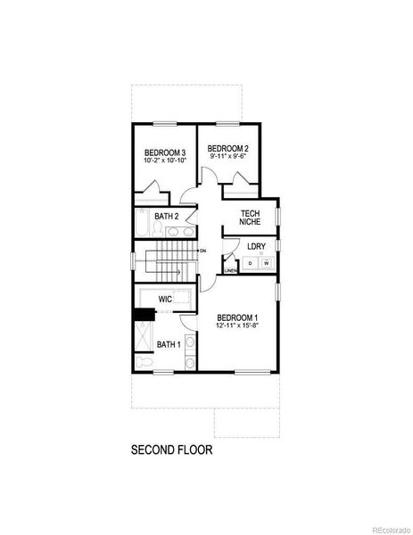 2D floor plan layout of this home in Sky Ranch, Watkins, CO (Image 2). 2D floor plan layout of this home in Sky Ranch, Watkins, CO (Image 2).