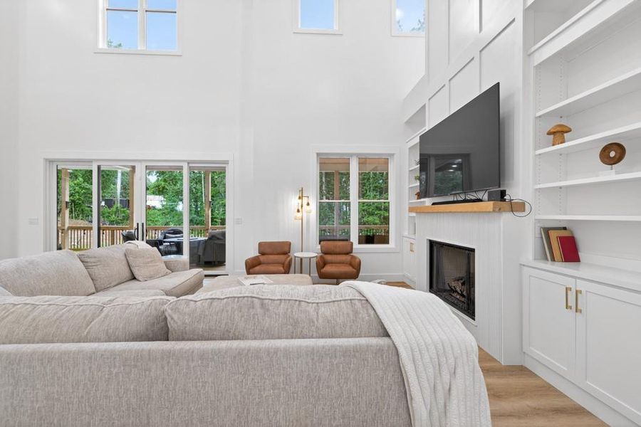 Furnished interior view inside a new home in , Buford (Image 26).