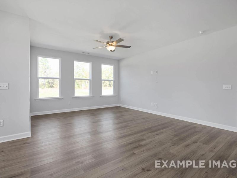 Representative unfurnished interior of a home built from the The Ash by Davidson Homes LLC in Retreat at North Main, Lillington (Image 28).