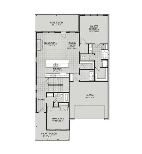 2D floor plan layout for the Lindstrom II I by DSLD Homes in Saltaire, Panama City, FL (Image 2). 2D floor plan layout for the Lindstrom II I by DSLD Homes in Saltaire, Panama City, FL (Image 2).