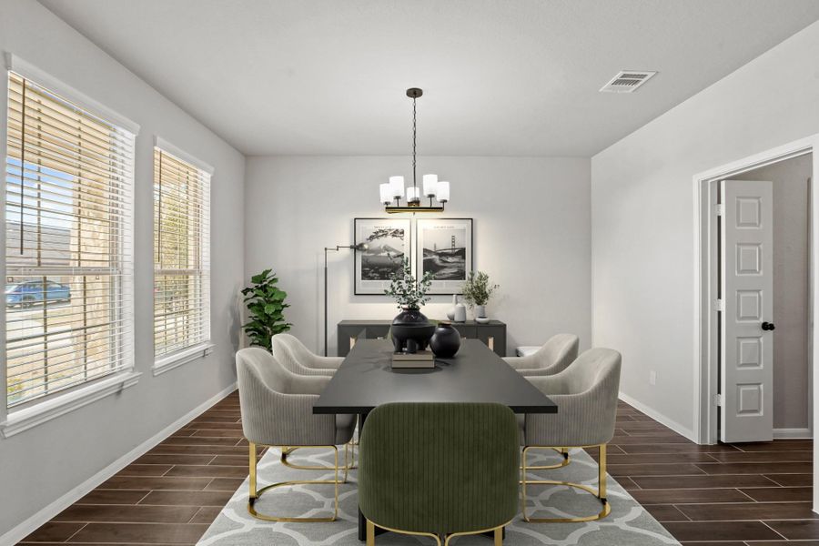 Elegant dining room (*Photo not of actual home and used for illustration purposes only.) Elegant dining room (*Photo not of actual home and used for illustration purposes only.)