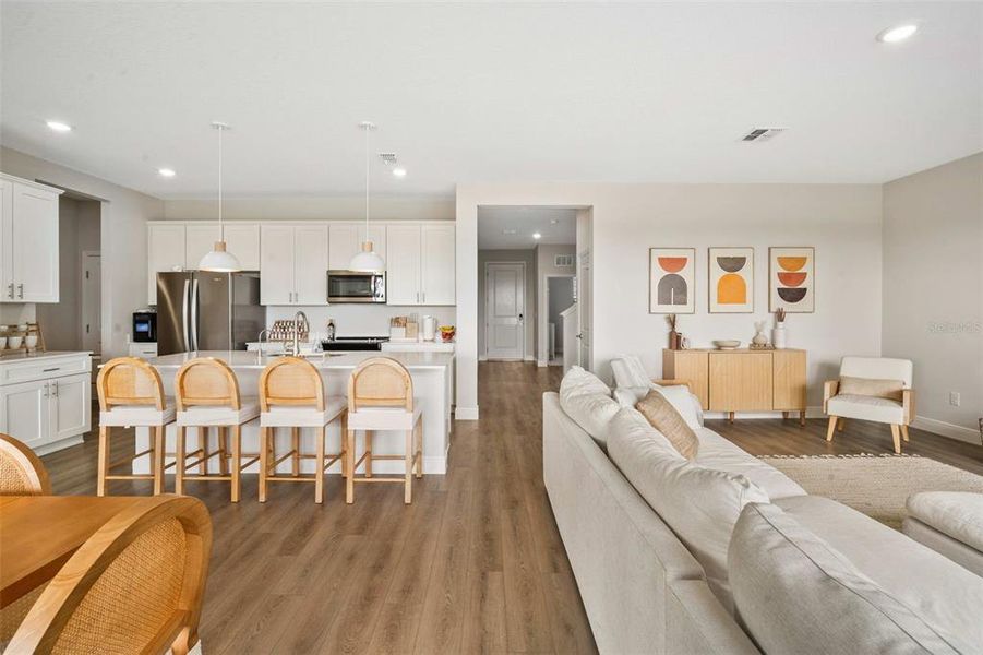 Furnished interior view inside a new home in Mirada, San Antonio (Image 6).