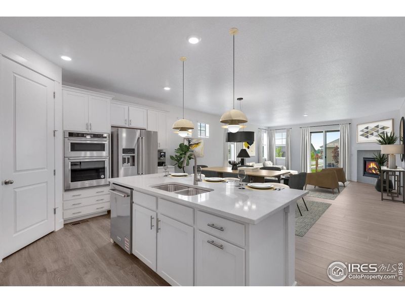 Furnished interior view inside a new home in Vantage, Berthoud (Image 12).