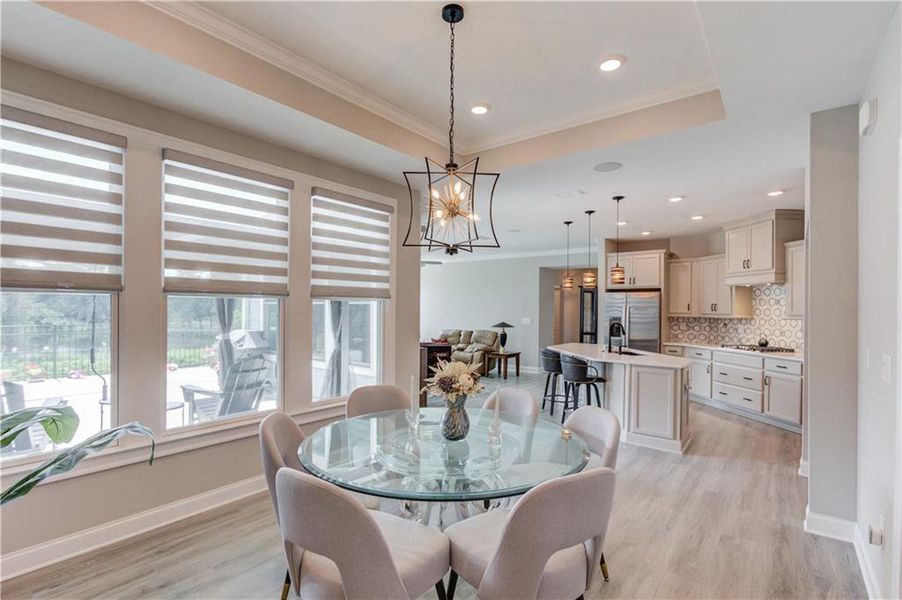 Furnished interior view inside a new home in , Dacula (Image 6).