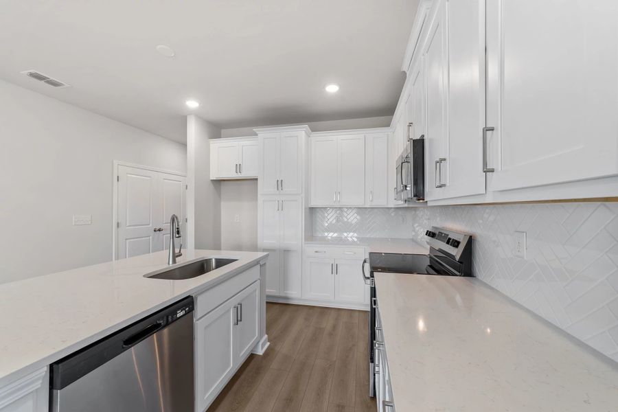 Furnished interior view inside a new home in Blue Heron Retreat, Little River (Image 8).