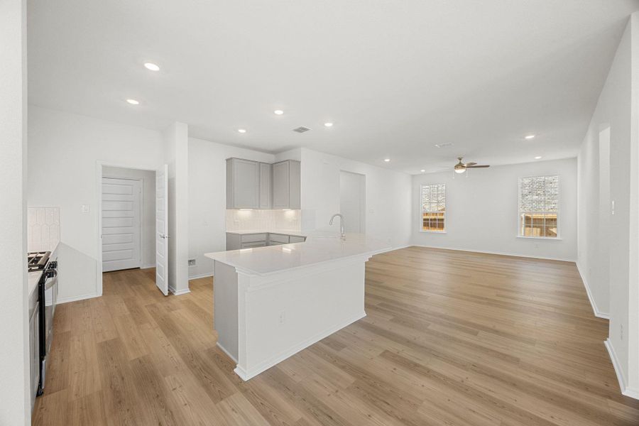 Furnished interior view inside a new home in Salerno - Heritage Collection, Round Rock (Image 7).