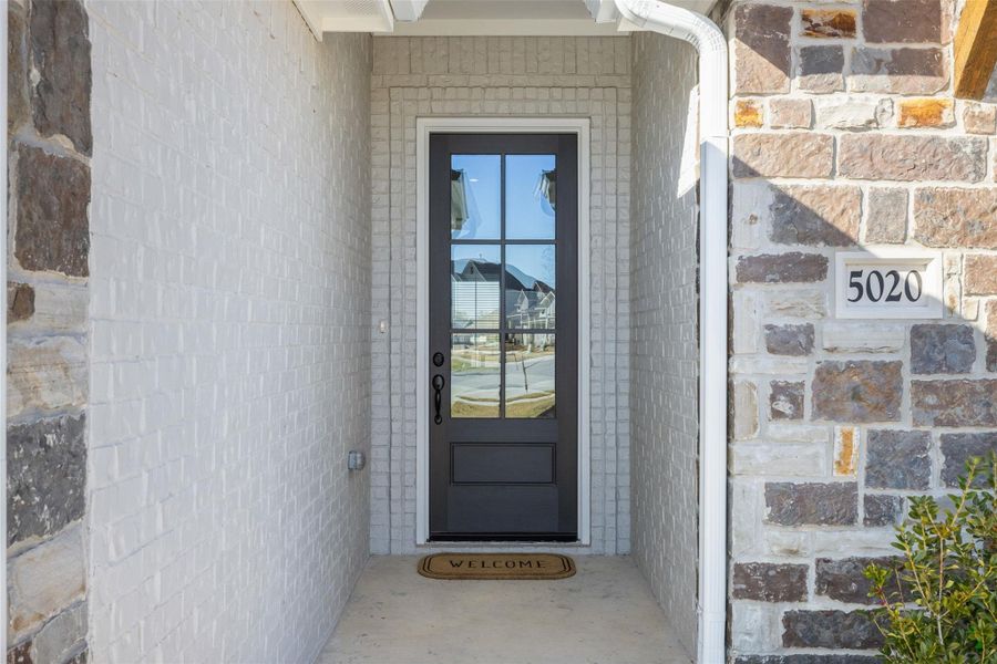 Exterior details and patio area of a home in , Bryan (Image 30).