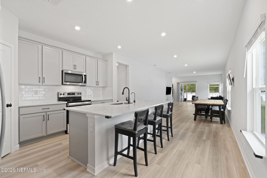 Furnished interior view inside a new home in Concourse Crossing, Fernandina Beach (Image 6).