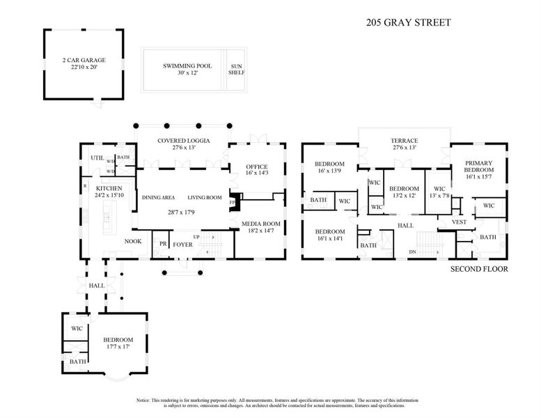 2D floor plan layout of this home in , West Palm Beach, FL (Image 5). 2D floor plan layout of this home in , West Palm Beach, FL (Image 5).