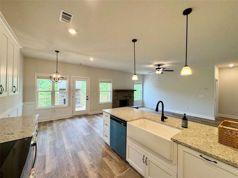 Furnished interior view inside a new home in , Lula (Image 9).