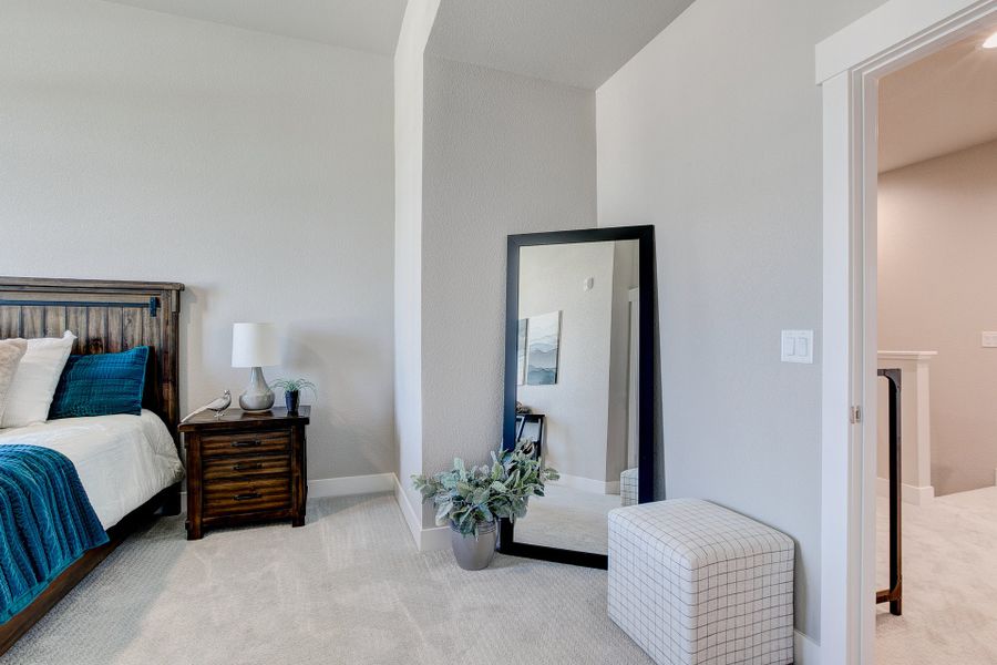 Representative furnished interior of a home built from the The Barrington 2 by Landmark Homes in Highlands at Fox Hill, Longmont (Image 27). Representative furnished interior of a home built from the The Barrington 2 by Landmark Homes in Highlands at Fox Hill, Longmont (Image 27).