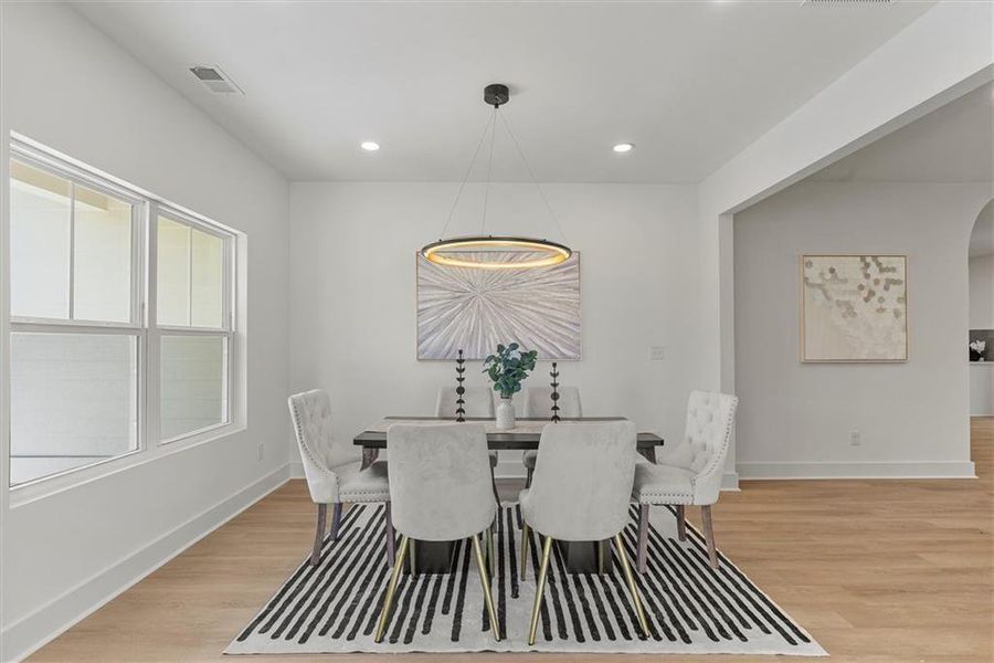 Furnished interior view inside a new home in , Dacula (Image 32). Furnished interior view inside a new home in , Dacula (Image 32).