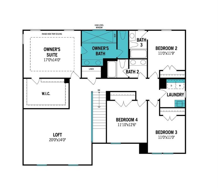 2nd Floor Layout--all selections final
