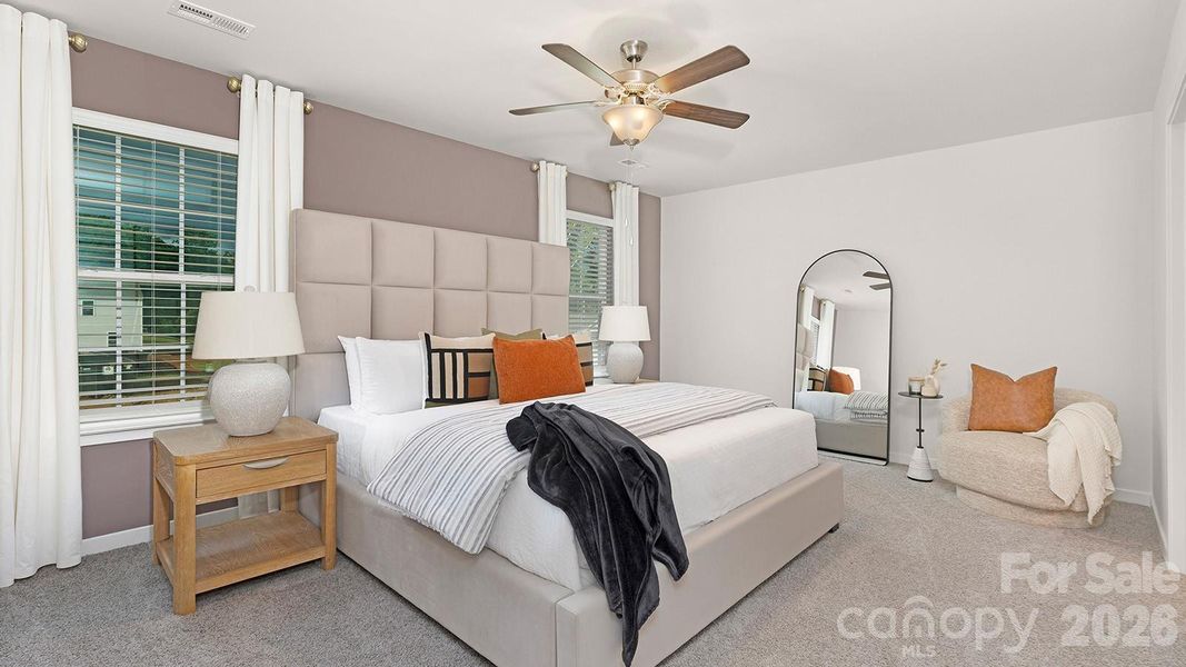 Furnished interior view inside a new home in Cramer Estates, Gastonia (Image 21).