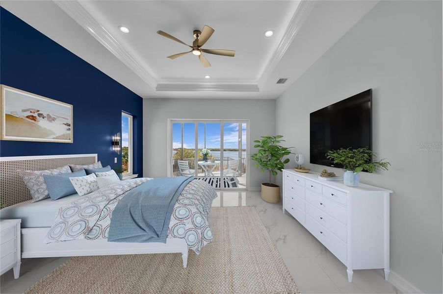 Furnished interior view inside a new home in , Punta Gorda (Image 15).