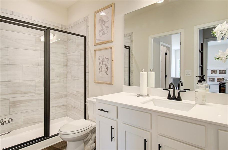 Furnished interior view inside a new home in , Hoschton (Image 27).