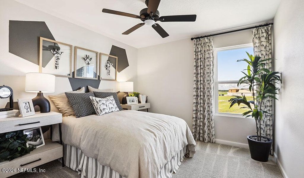 Furnished interior view inside a new home in , Jacksonville (Image 7). Furnished interior view inside a new home in , Jacksonville (Image 7).