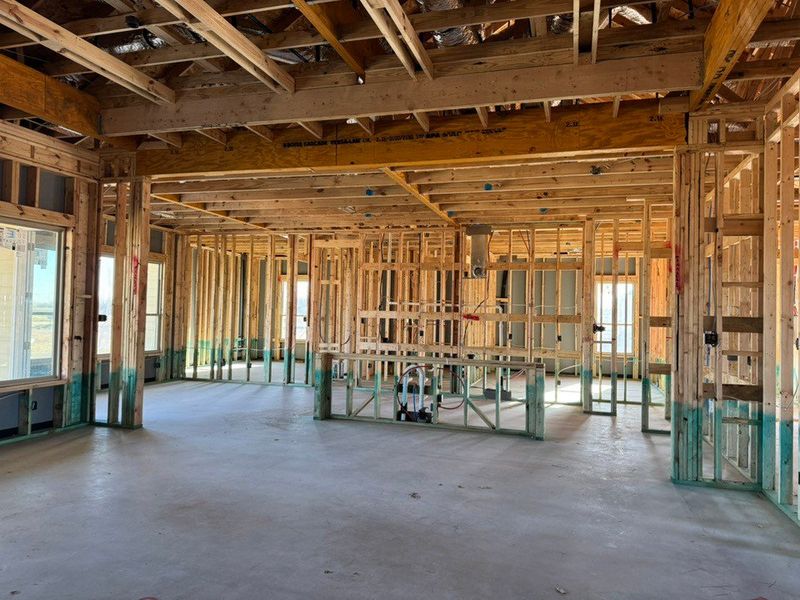 In-progress construction of a new home in Rocky Top, Krum, TX (Image 11).