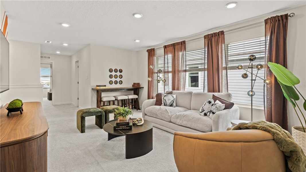 Furnished interior view inside a new home in , Clermont (Image 6).