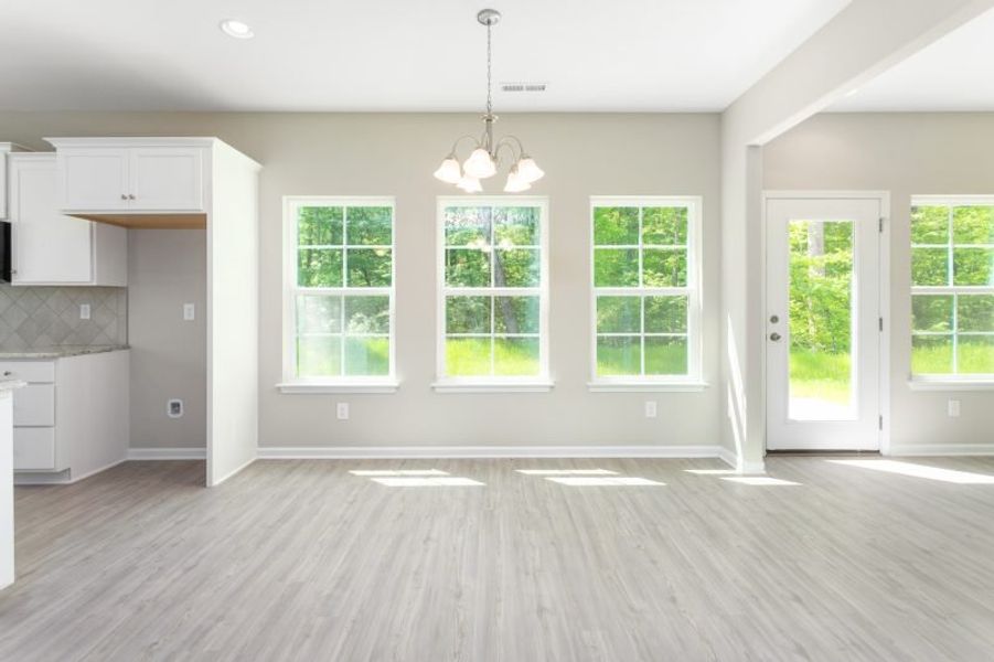 Representative unfurnished interior of a home built from the Freeport by Keystone Homes NC in Avondale, Greensboro (Image 37).