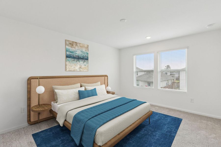 Furnished interior view inside a new home in Decker Farms, Magnolia (Image 10).