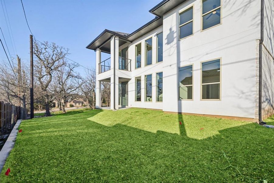 Exterior details and patio area of a home in , Keller (Image 3). Exterior details and patio area of a home in , Keller (Image 3).