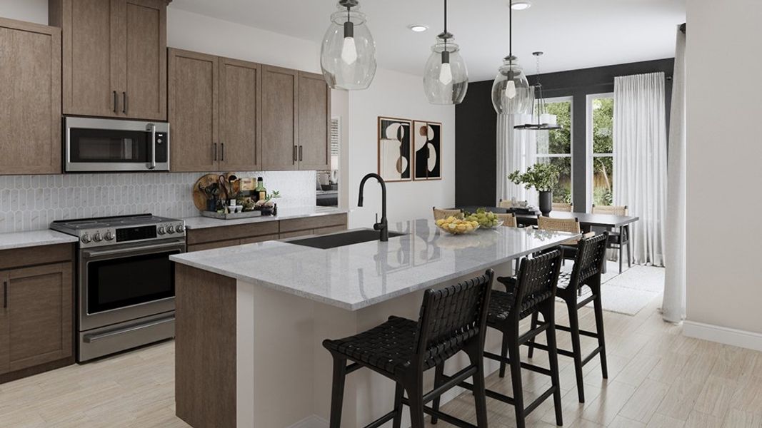 Representative furnished interior of a home built from the Nantucket by Taylor Morrison in Skye Ranch Community Group Page, Sarasota (Image 7).