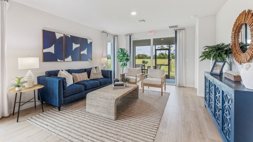Furnished interior view inside a new home in Sea Cove, Punta Gorda (Image 8).
