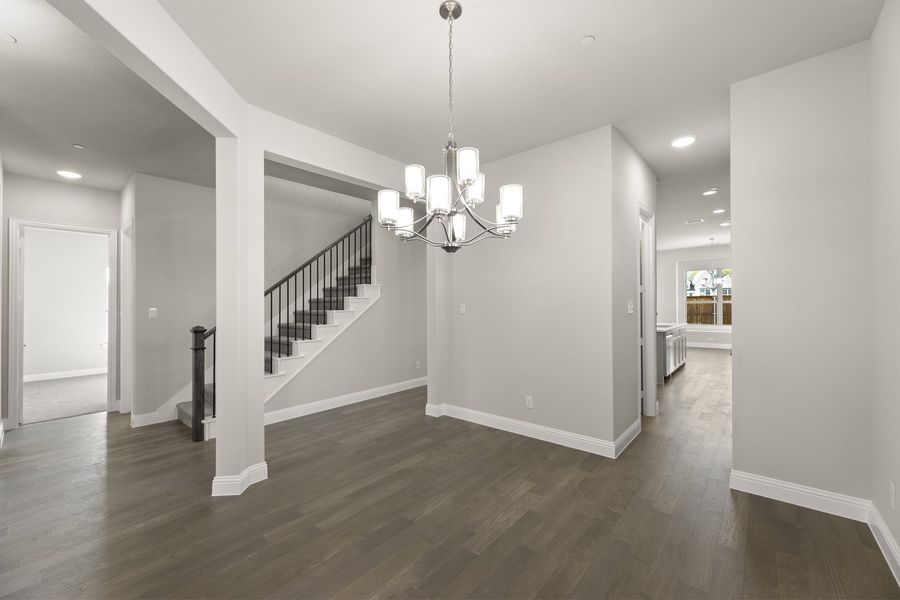 Spacious, unfurnished interior of a new home in Providence Cove, McKinney (Image 19). Spacious, unfurnished interior of a new home in Providence Cove, McKinney (Image 19).