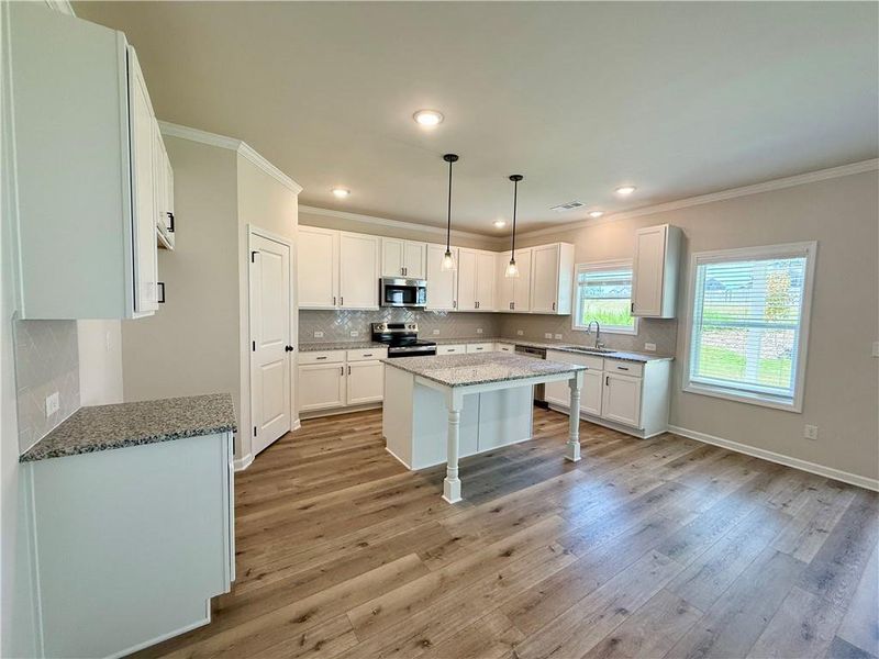 Furnished interior view inside a new home in , Buford (Image 4).