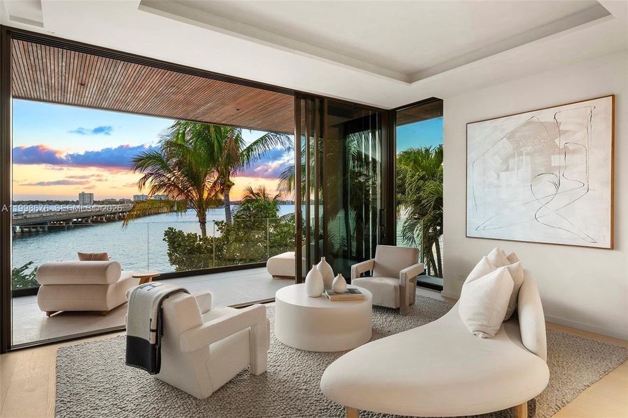 Furnished interior view inside a new home in , Bay Harbor Islands (Image 41).