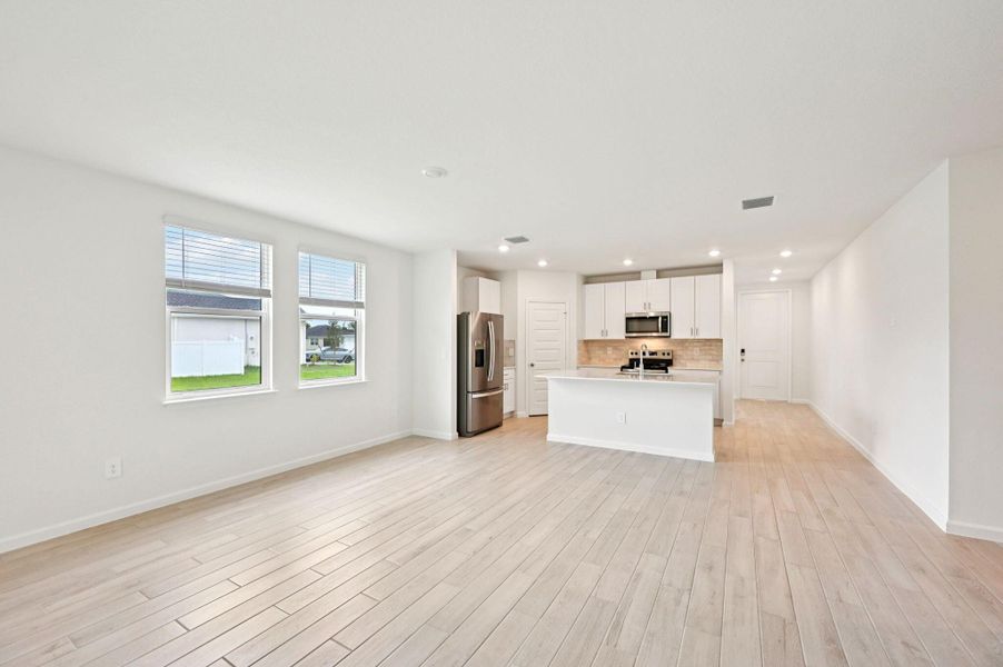 Spacious, unfurnished interior of a new home in Meritage Homes at Terra Lago - Classic Series, Indiantown (Image 9). Spacious, unfurnished interior of a new home in Meritage Homes at Terra Lago - Classic Series, Indiantown (Image 9).