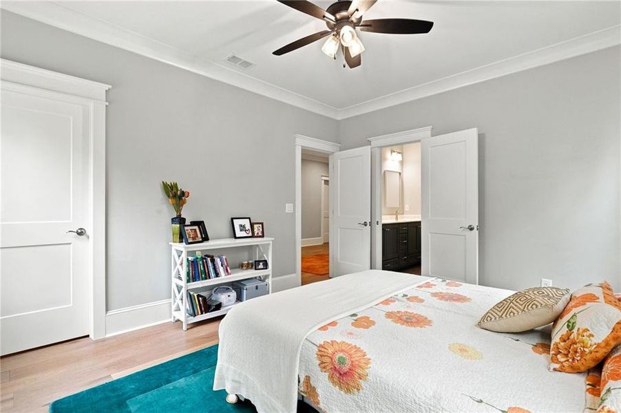 Furnished interior view inside a new home in , Dawsonville (Image 16).
