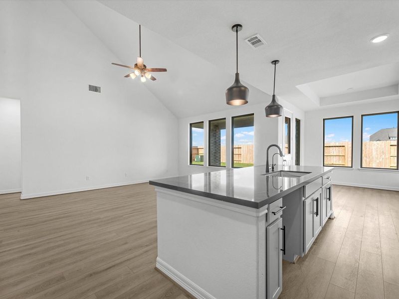 Furnished interior view inside a new home in Sunterra Lakes, Brookshire (Image 12).