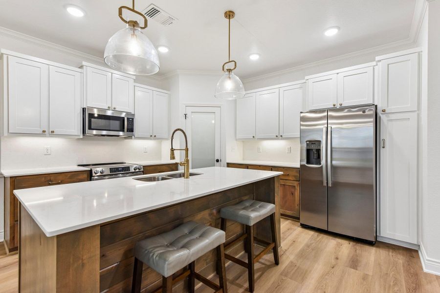 Culinary aspirations come alive in this well-appointed kitchen. Refrigerator comes with the house! Culinary aspirations come alive in this well-appointed kitchen. Refrigerator comes with the house!