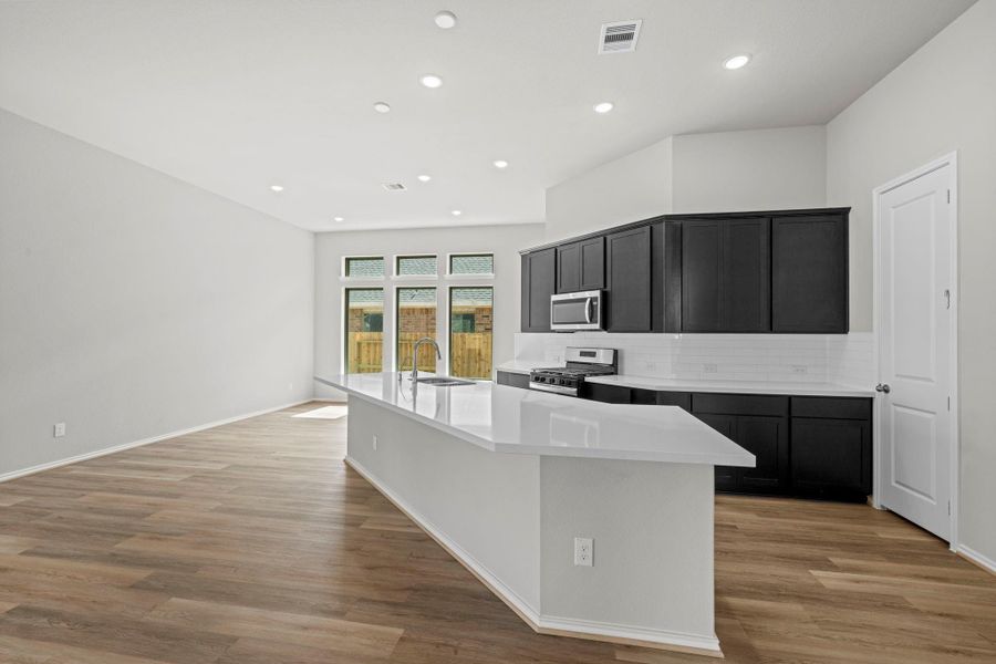 Furnished interior view inside a new home in The Trails, New Caney (Image 13).