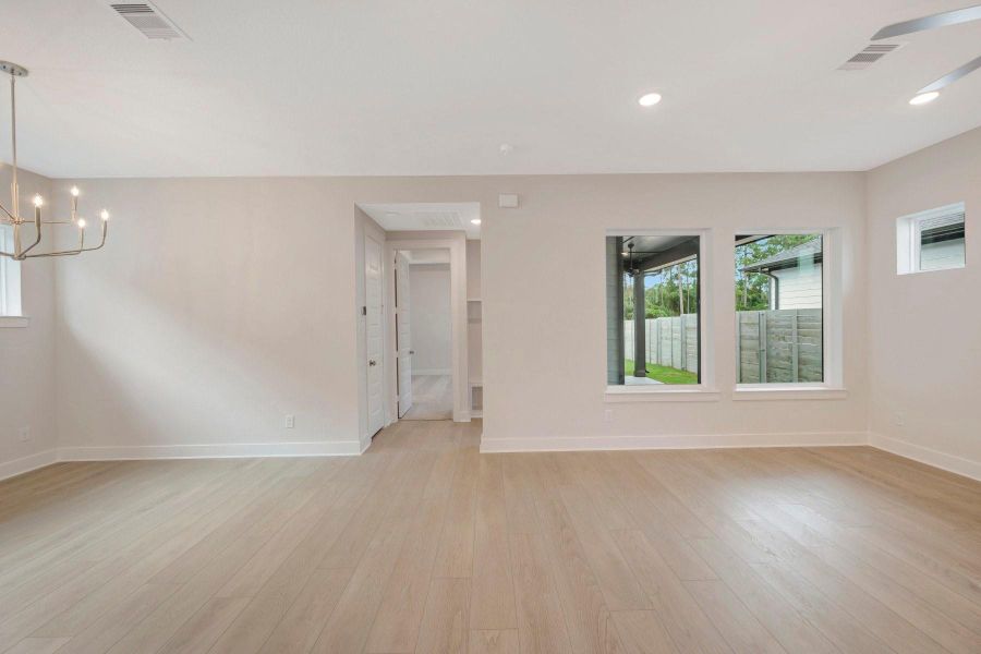 Spacious, unfurnished interior of a new home in Two Step Farm - Landmark Row Collection, Montgomery (Image 15).