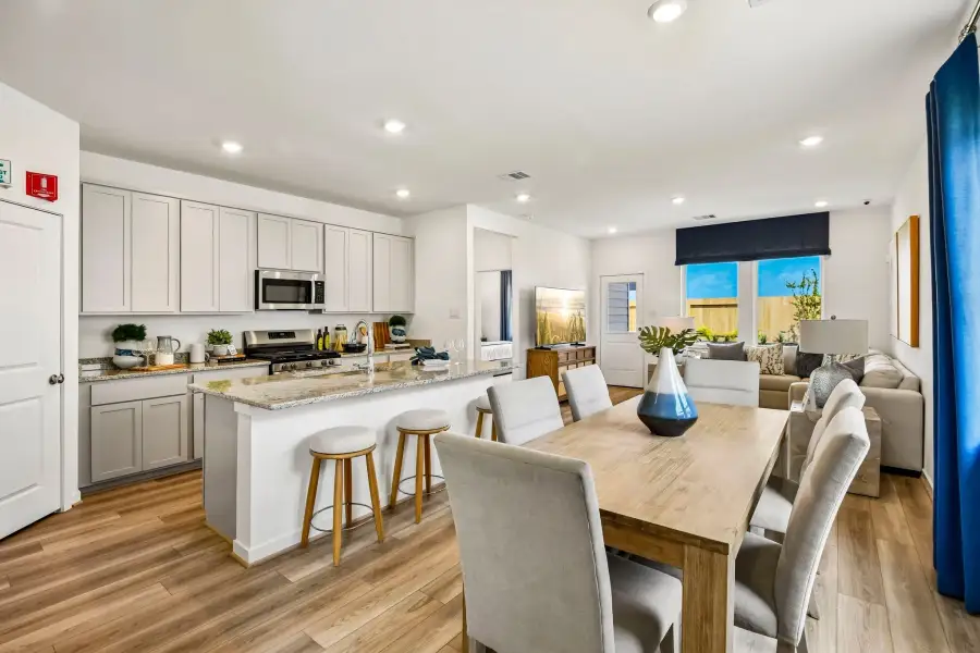 Furnished interior view inside a new home in Mason Woods, Cypress (Image 12).