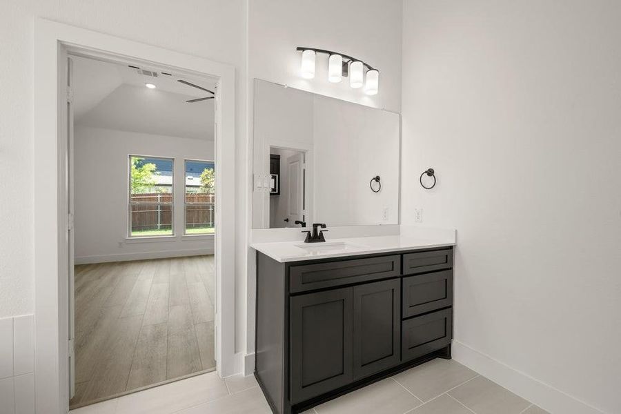 Furnished interior view inside a new home in High Country, Burleson (Image 7).