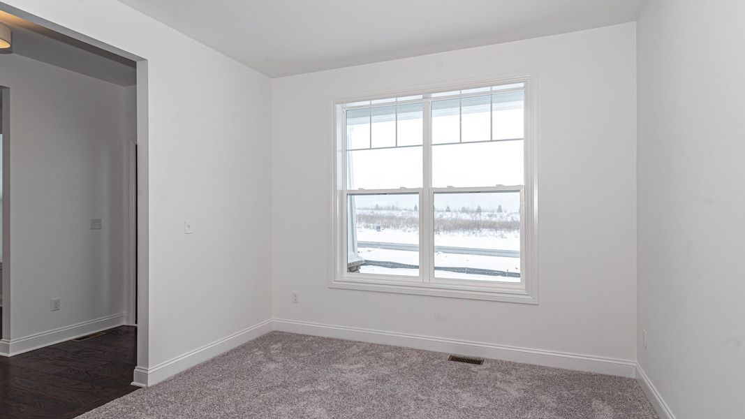 Representative unfurnished interior of a home built from the The Briarhaven III Side Entry by Norfolk Homes in Fosdick Glen of Saline, Saline (Image 35).