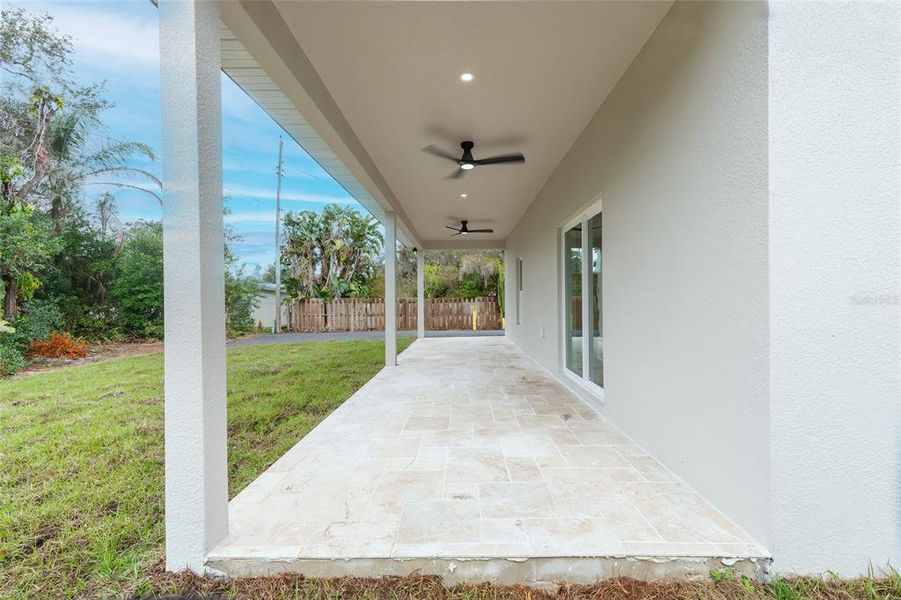 Exterior details and patio area of a home in , Sebring (Image 32).