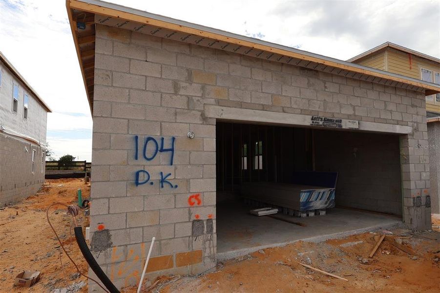 In-progress construction of a new home in Lake Star at Ovation, Winter Garden, FL (Image 17). In-progress construction of a new home in Lake Star at Ovation, Winter Garden, FL (Image 17).