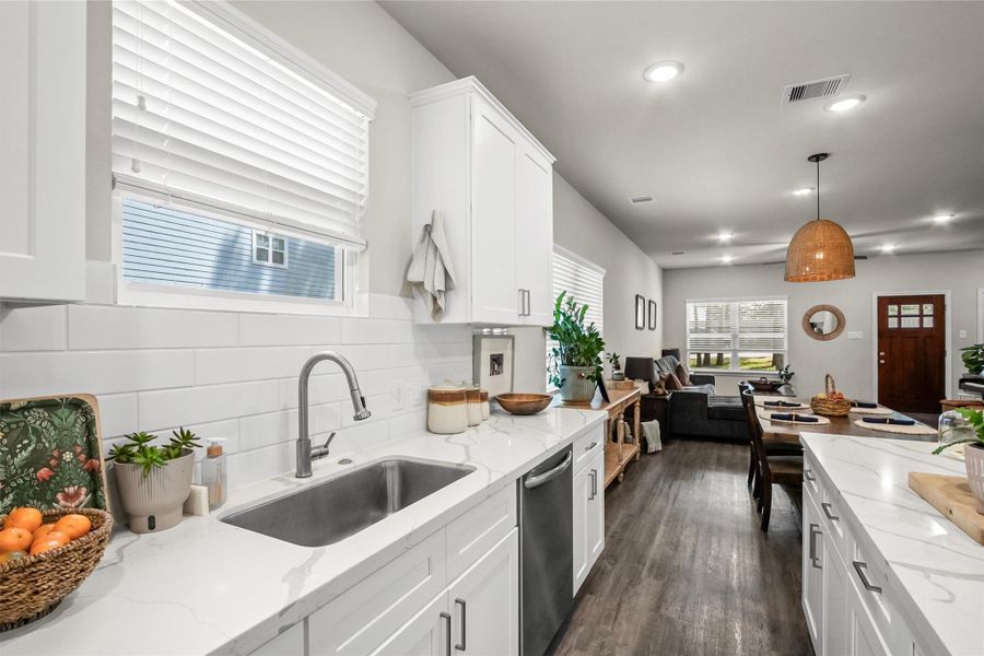 Furnished interior view inside a new home in , Conroe (Image 30).