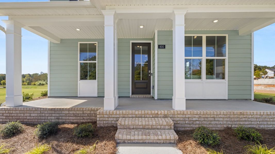 Representative exterior details of a home built from the Iria Glen by D.R. Horton in Brookland Commons, Monroe (Image 29).