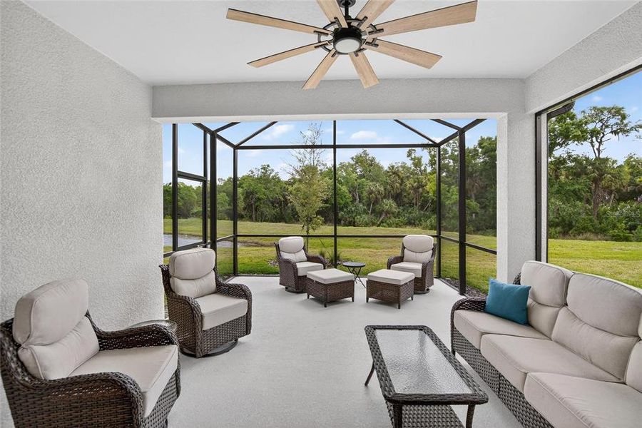 Exterior details and patio area of a home in , Palmetto (Image 4). Exterior details and patio area of a home in , Palmetto (Image 4).