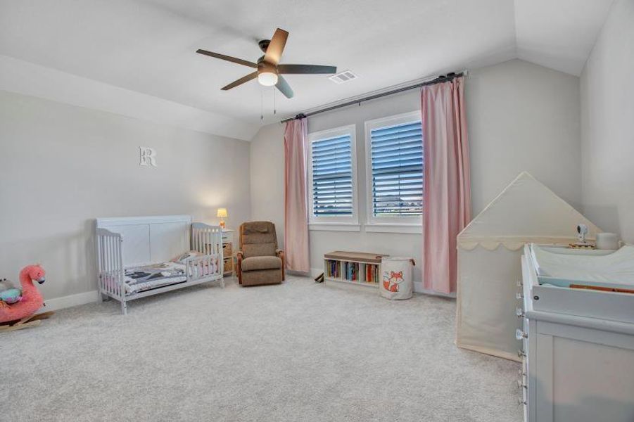 bedroom being used as a nursery bedroom being used as a nursery