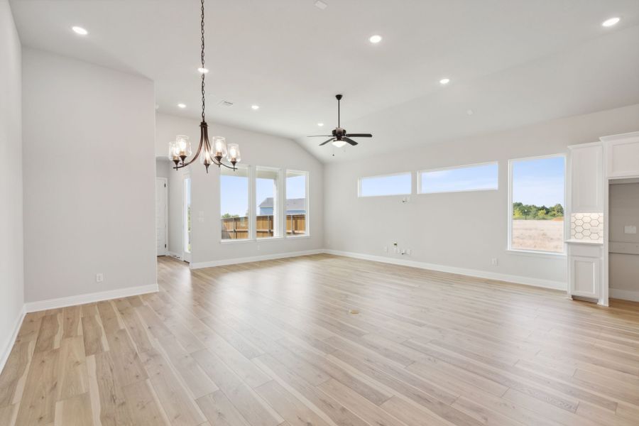 Representative unfurnished interior of a home built from the Bayhill by Cambridge Homes in Lake Park, Rowlett (Image 23).