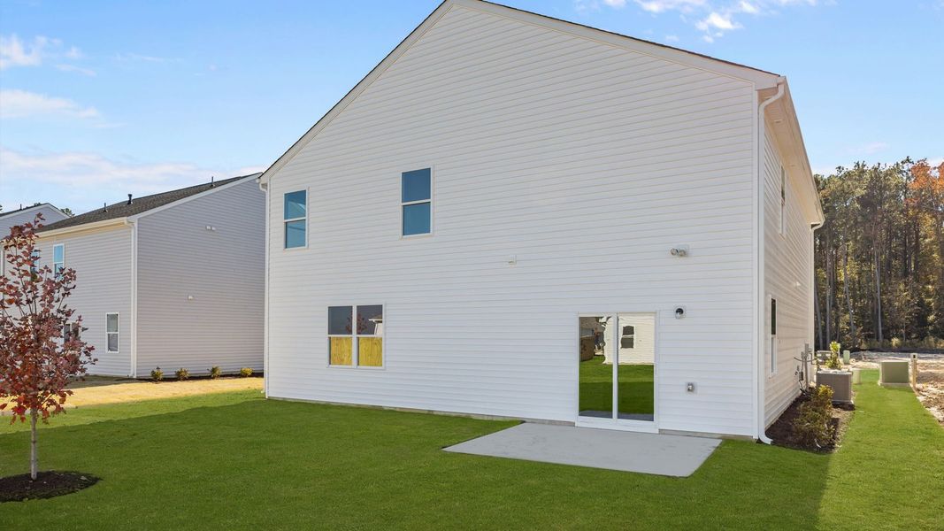 Exterior details and patio area of a home in West New Bern, New Bern (Image 23). Exterior details and patio area of a home in West New Bern, New Bern (Image 23).